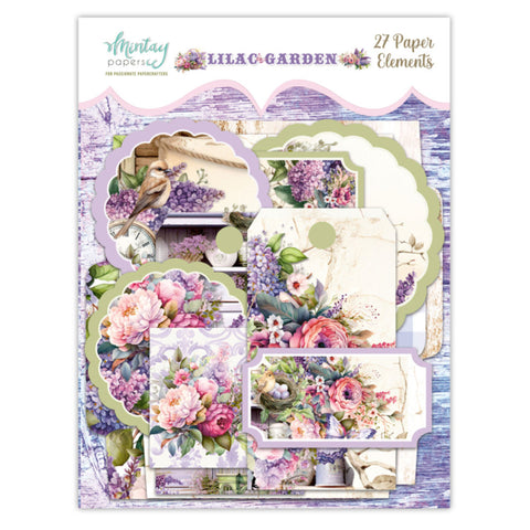 Mintay Papers - LILAC GARDEN 27 pcs.
