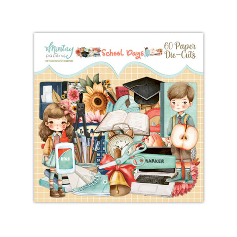 MINTAY PAPERS PAPER DIE-CUTS - SCHOOL DAYS, 60 PCS