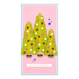Spellbinders Bottle Brush Trees Duo Etched Dies from the Classic Christmas Collection