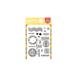 Waffle Flower Postage Collage Stamp Set