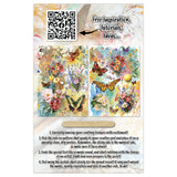 AALL and Create - A5 Rub-Ons - Zesty Blossoms