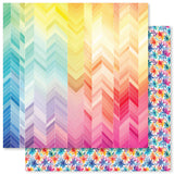 Paper Rose Rainbow Twirl 2.0 12x12 Paper Collection