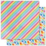 Paper Rose Rainbow Twirl 2.0 12x12 Paper Collection