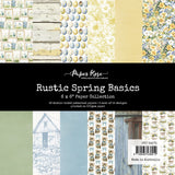 Paper Rose Rustic Spring Basics 6x6 Paper Collection