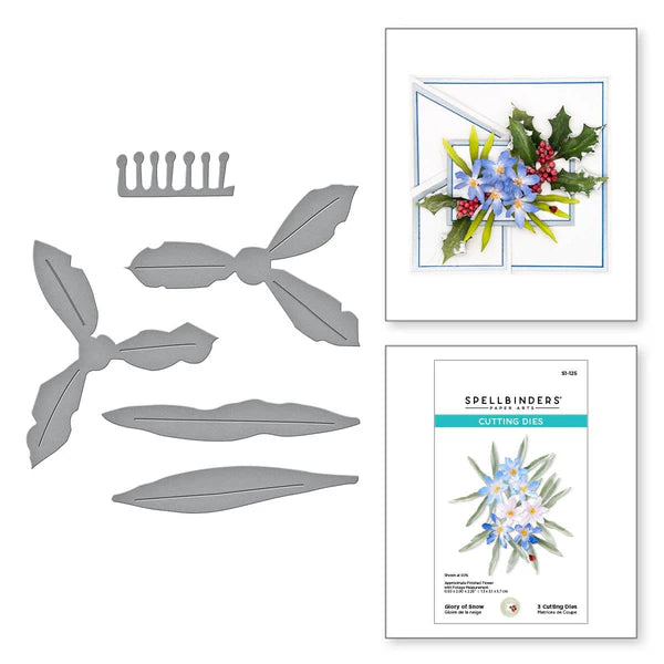 Spellbinders Etched Dies By Susan TierneyCockburn Snow Garden Snow G