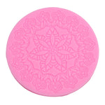 Sugarcraft - Lace Mold Silicone Mat - Round Crown Lace