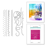 Spellbinders from the Beautifully Imperfect Collection, Tangled Threads Etched Dies