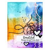 Spellbinders from the Beautifully Imperfect Collection, Tangled Threads Etched Dies