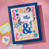 Spellbinders, Speech Bubbles Etched Dies from the Just Sayin' Collection by Kelly Bangs