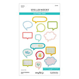Spellbinders, Speech Bubbles Etched Dies from the Just Sayin' Collection by Kelly Bangs
