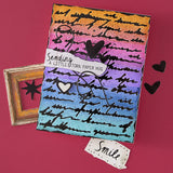 Spellbinders from the Beautifully Imperfect Collection, Tangled Threads Etched Dies