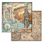 Stamperia Double-Sided Paper Pad 8"X8" 10/Pkg Sir Vagabond In Fantasy World, 10 Desing