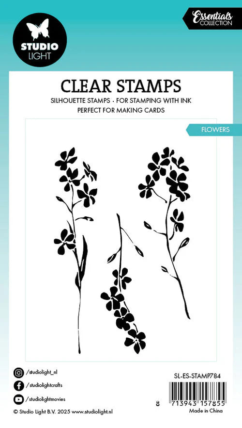 Studio Light Clear Stamp Flowers Essentials – Scrap en masse