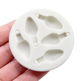Sugarcraft - 3D silicone mold - Christmas Light Bulb