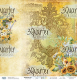 3QUARTER DESIGNS Sunflower Elixir 12x12 Collection Pack