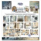 3Quarter Designs Eclectic Clocks 12x12 Design Paper & Diecuts Set