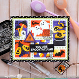Waffle Flower Postage Collage Spooktacular