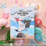 Waffle Flower Clear Stamp, Inquisitive Seagulls