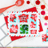 Waffle Flower Royal Mail Stamp Set