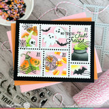 Waffle Flower Postage Collage Spooktacular