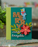 Waffle Flower - Birdie Friends in Winter Stencil