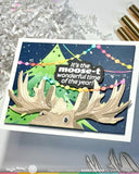 Waffle Flower - Holiday Moose Die-n-stencil