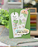 Waffle Flower Inside Sentiments Book Lover Stamp Set