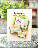 Waffle Flower Inside Sentiments Book Lover Stamp Set