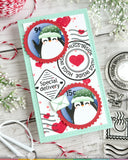 WAFFLE FLOWER X GALINA FILIPPENKO Nesting Postage Collage Stamp Set