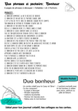Le Chaos Créatif- phrases et pochoirs-Duo  Bonheur