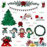 Honey Bee Stamps Loads Of Holiday Cheer - 6x8 Stamp Set