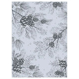 Honey Bee Snowy Pines - 3D Embossing Folder