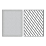 Spellbinders Super Stripes Background Etched Dies