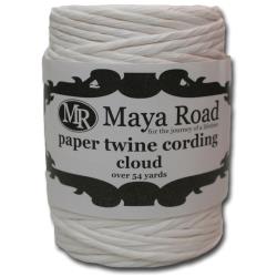 Maya Road Paper Twine Cording 54yd - Cloud