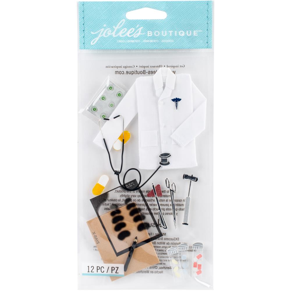 Jolee s Boutique Le Grande Dimensional Stickers Doctor Scrap