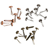 Tim Holtz Idea-Ology - Metal Long Paper Fasteners .4375" 99/Pkg Antique Nickel, Brass & Copper