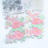 Pinkfresh Studio Clear Stamp Set 4"X6" Lush Peonies