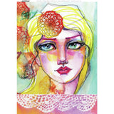 Creative Expressions 8"X12" Collage Sheets By Jane Davenport Bright Girls