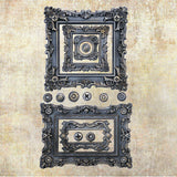 Finnabair Decor Moulds 5"X8" Baroque Frames