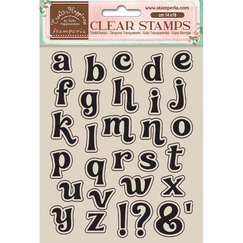S20 Stamperia Create Happiness Clear Stamps Alphabet