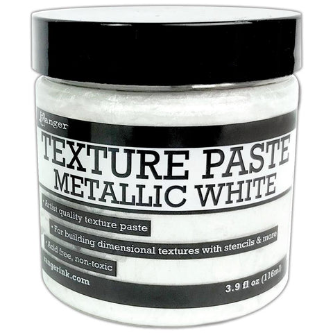 Ranger Texture Paste 3.9oz Metallic White