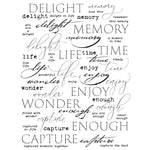 49 And Market Essential Rub-Ons 6"X8" 2/Sheets Defining Words 01