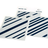 Pinkfresh Studio Stencils 4.25"X5.25" 3/Pkg Dainty Plaid Background Layering