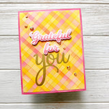 Pinkfresh Studio Stencils 4.25"X5.25" 3/Pkg Dainty Plaid Background Layering