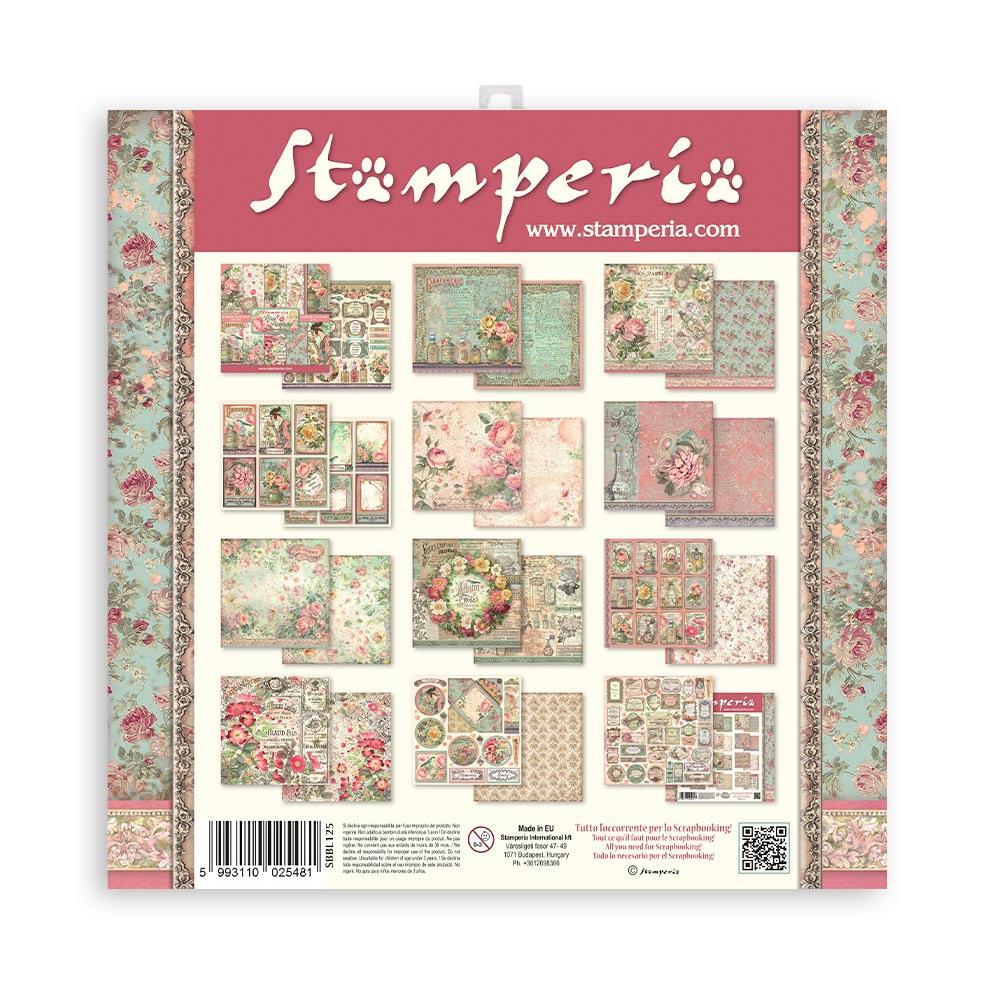 Stamperia Romantic Threads Paper Pad 12x12