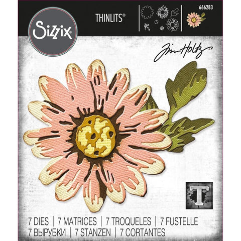 Sizzix Thinlits Dies By Tim Holtz 7/Pkg Blossom
