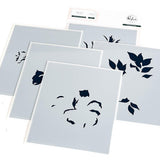 Pinkfresh Studio Stencils 4.25"X5.25" 5/Pkg Wonderful In Every Way Layering