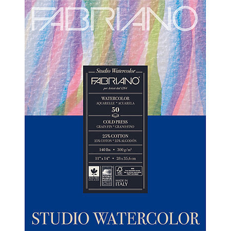 Fabriano Studio Watercolor Pads 9'' X 12''