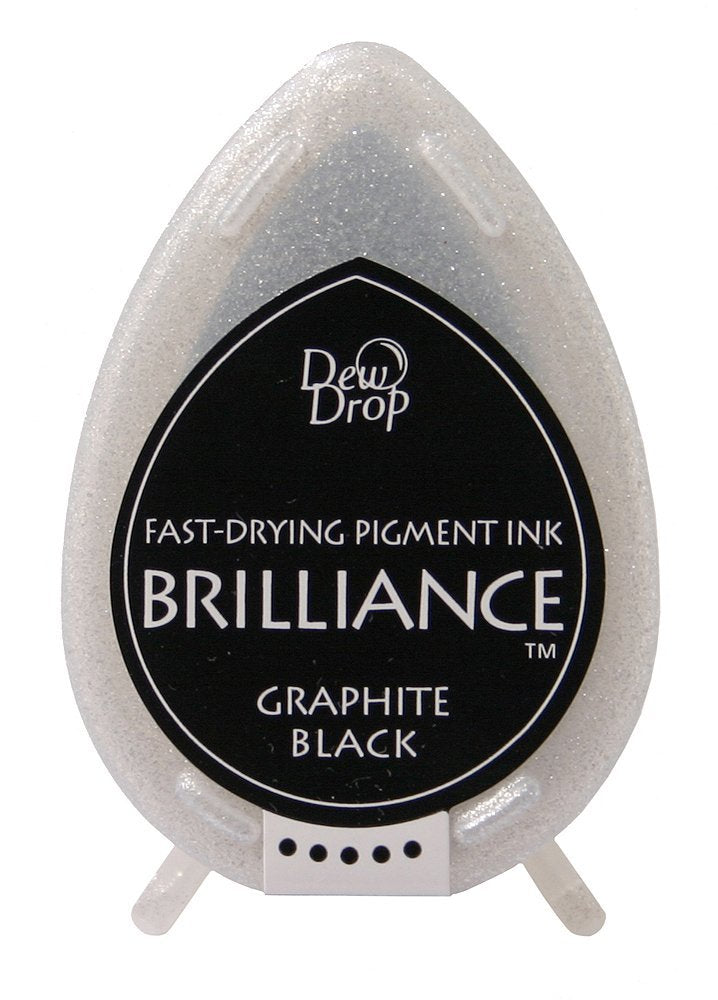 Brilliance Dew Drop Pigment Ink Pad - Graphite Black