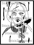 StencilGirl Products Sweet Face Girl Large
